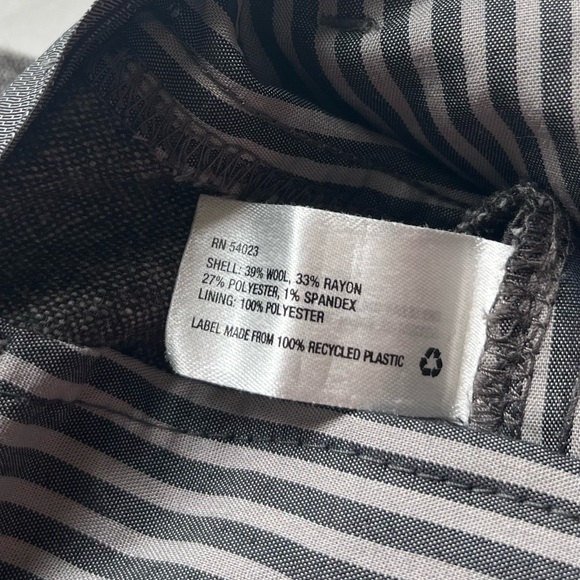 Gap Men’s Tailored Slim Fit Tweed Taupe Wool Blend Dress Pants Trousers 33 x 30 - Picture 12 of 16